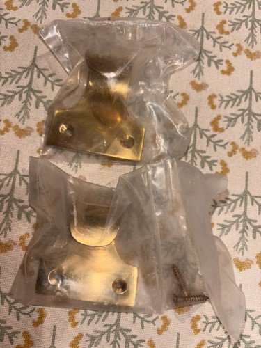 Pair traditional brass sash - pair,