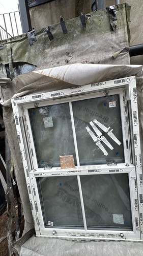 Sash white upvc window - sash,